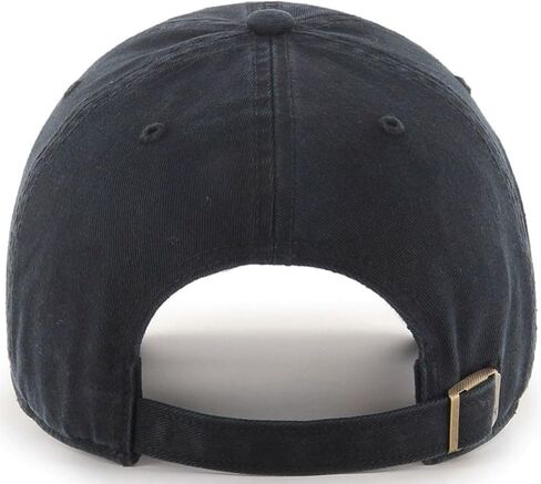 47 Brand MLB Black Team Color Primary Logo Clean Up Adjustable Baseball Cap Hat, Adult One Size Fits All in Saudi Arabia