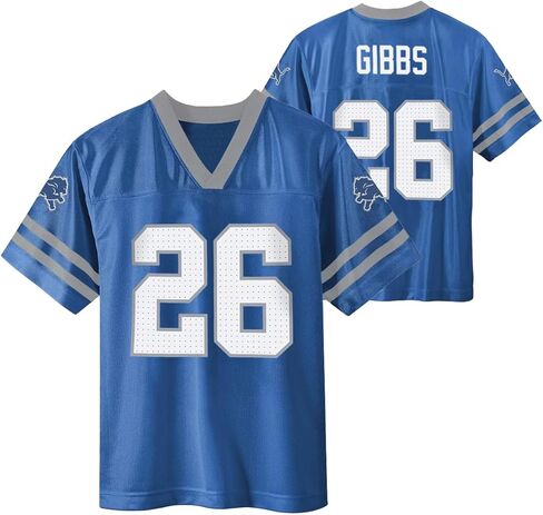 Jahmyr Gibbs Detroit Lions Blue #26 NFL Kids Youth 4-20 Name and Number Color Home Player Jersey Jersey in Kuwait