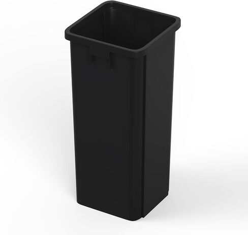 Square Commercial Trash/Garbage Can | Outdoor/Office/Restaurant/School/Kitchen (Gray, 19 Gallon) in Saudi Arabia