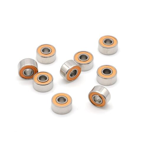 S693RSCB 3x8x44 مم من الفولاذ المقاوم للصدأ المحامل الخزفية الهجينة محامل الصيد 5pcs in Kuwait