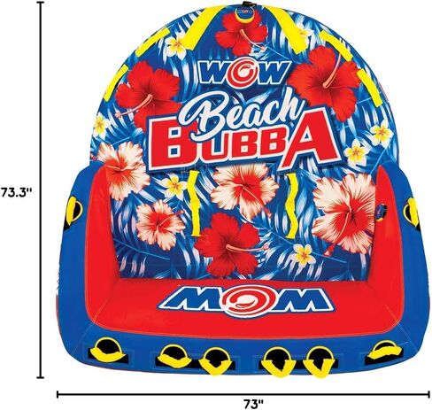 WOW Sports Beach Bubba Towable Tubes لقوارب القوارب ، وملحقات القوارب للأنابيب ، وأنبوب الماء للقوارب in Saudi Arabia