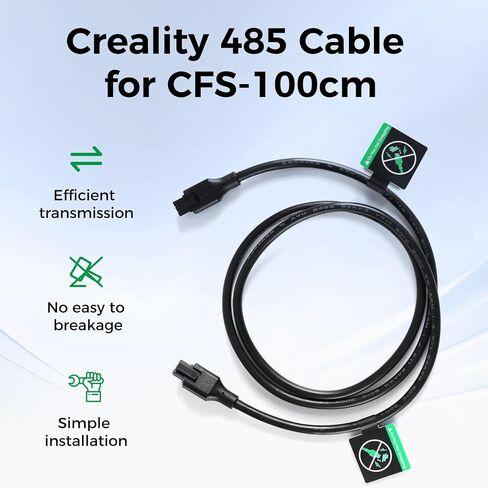 Creality CFS Cable 150 cm Long, Original K2 Plus CFS 485 Extension Cable, Connect Hi Combo/K1C/K1 SE/K1/K1 Max 3D Printers to CFS Filament System, Durable Efficient USB Data Transfer Cables in Saudi Arabia