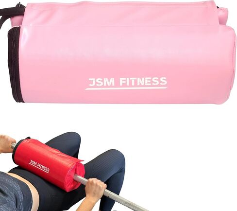 Hip Thrust Barbell Pad - Thick Hip Thruster Pad for Glute Exercises, Pink Bar Pad for Hip Thrusts, Glute Bridges, Buttocks Workout, Gym Accessory for Women in Saudi Arabia