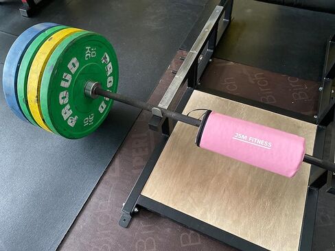 Hip Thrust Barbell Pad - Thick Hip Thruster Pad for Glute Exercises, Pink Bar Pad for Hip Thrusts, Glute Bridges, Buttocks Workout, Gym Accessory for Women in Saudi Arabia