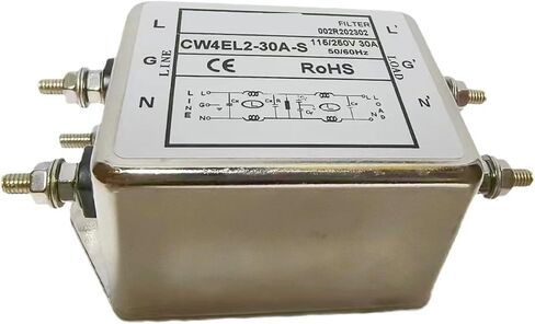 CW4EL2-30A-S32A10A-S Bolt 220V Power Filter Purifier 6A Anti-Interference(CW4EL2-10A-S) in Saudi Arabia