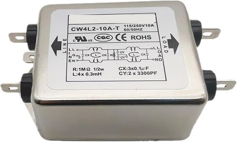 CW4L2-10A-T مرشح طاقة أحادي الطور 220V 10A مضاد للمرشح المزدوج (CW4L2-10A-S) in Saudi Arabia