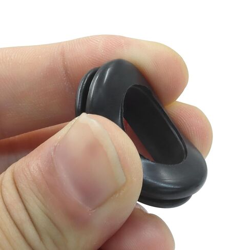 20pcs 3/4inch Rubber Gromsets 5/8 "معرف ، حلقات ثقب مطاطية 20 مم للأسلاك ، المقابس ، الكابلات ، السيارات in Kuwait