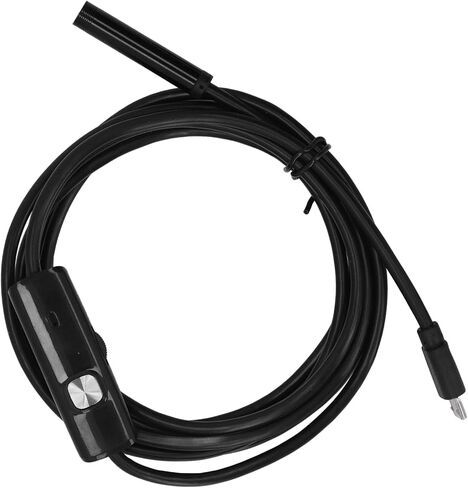 منظار Topincn USB الصناعي مع 6 مصابيح LED كاميرا الأنابيب -7 مم لقياس الأنابيب ، وصيانة السيارة وتثبيت الأثاث (1M) (2M) in Saudi Arabia