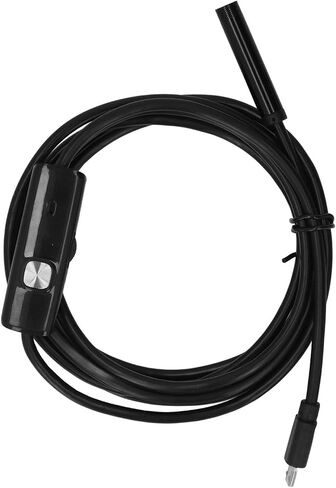منظار Topincn USB الصناعي مع 6 مصابيح LED كاميرا الأنابيب -7 مم لقياس الأنابيب ، وصيانة السيارة وتثبيت الأثاث (1M) (2M) in Saudi Arabia