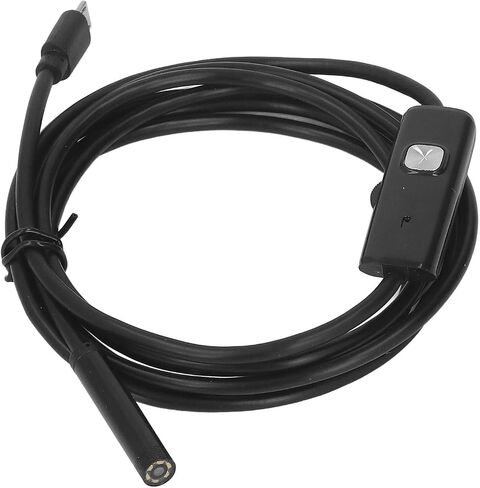 منظار Topincn USB الصناعي مع 6 مصابيح LED كاميرا الأنابيب -7 مم لقياس الأنابيب ، وصيانة السيارة وتثبيت الأثاث (1M) (2M) in Saudi Arabia