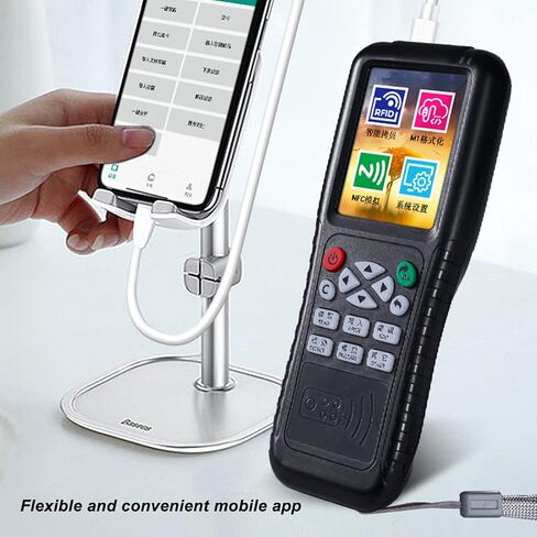 NFC RFID Reader Copier Writer Smart Card Reader Writer Handheld RFID Duplicator with 10 UID Card and 10 Chain in Saudi Arabia