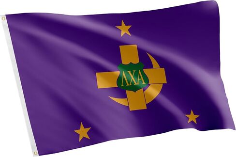 Desert Cactus lambda chi alpha flag chappent fraternity 3x5 feet polyester decor in Saudi Arabia