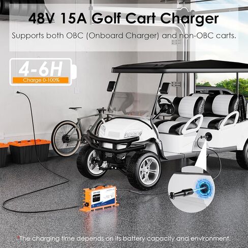 Wavlink Golf Cart Argger ، GS950C-48V 15A MAX ، 810W OUTPUT ، IP67 IP67 ، LIFEPO4/NMC/LEAD-ATAD ACID (قابس ثلاثي المثلثات لـ RXV/TXT) in Saudi Arabia