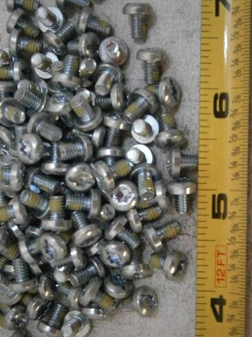 حزمة جديدة من مسامير الماكينة #8/32 × 1/4 "Torx Pan Head Steel W/Patch الكثير من 100 #5098 متعددة الأغراض مجموعة التماثيل الشاملة للأجهزة Wnynenh04578 in Saudi Arabia