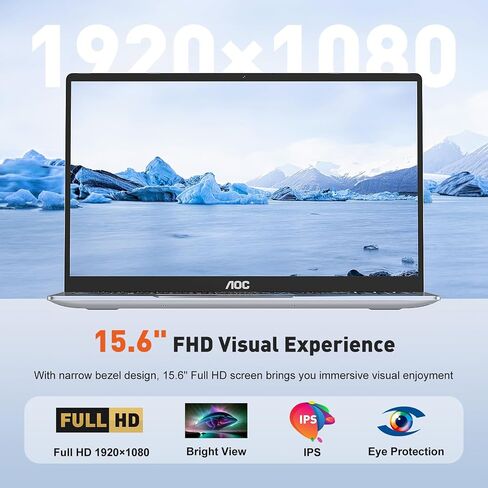 2025 Laptop with AMD Ryzen 7 5700U Processor(8C/16T, Up to 4.3GHz), 16.1 inch FHD Display Laptop 16GB RAM 512GB NVMe SSD Laptop Computer, USB3.2, Type-C, WiFi 6, 53Wh Battery, Backlit KB in Saudi Arabia