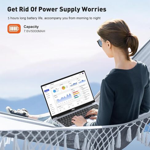 2025 Laptop with AMD Ryzen 7 5700U Processor(8C/16T, Up to 4.3GHz), 16.1 inch FHD Display Laptop 16GB RAM 512GB NVMe SSD Laptop Computer, USB3.2, Type-C, WiFi 6, 53Wh Battery, Backlit KB in Saudi Arabia