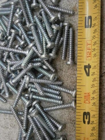 New Pack of Plastite Screws #4 x 3/4" Long Phillips Pan Head Steel Zinc Lot of 88#6074 Multi-Purpose Comprehensive Hardware Fastener Assortment Kit WnyNEH04755 in Saudi Arabia