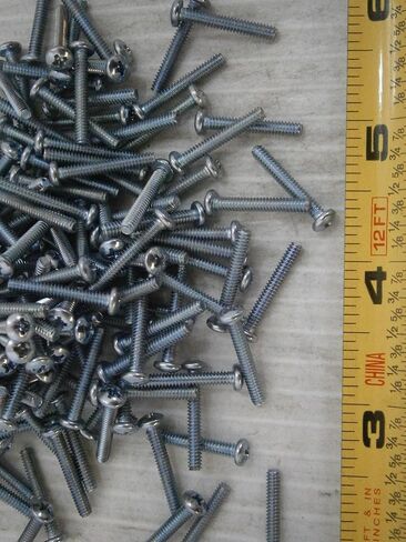 حزمة جديدة من مسامير الماكينة 4/40 × 3/4 Phillips Pan Head Steel Laited Zinc Plated of 100#2209 متعددة الأغراض مجموعة متشددة أجهزة تشويش Wnynenh04577 in Saudi Arabia