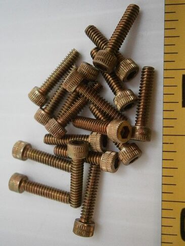 New Pack of 4-40 1/2"L Socket soc Cap Machine Screw Steel Alloy zinc Yellow lot of 100#1540 Multi-Purpose Comprehensive Hardware Fastener Assortment Kit WnyNEH05527 in Saudi Arabia