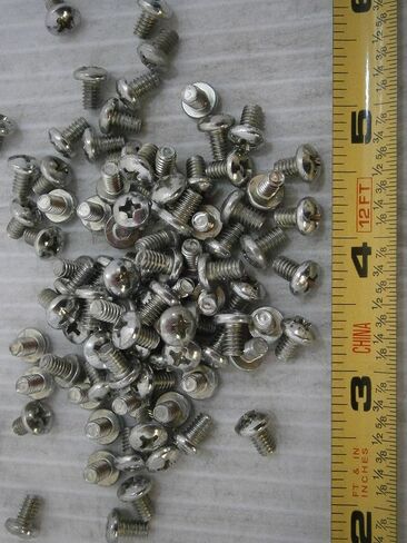 New Pack of Machine Screws 8-32 x 1/4 Phillips Pan Head Steel Zinc Plated Lot of 100#2190 Multi-Purpose Comprehensive Hardware Fastener Assortment Kit WnyNEH04526 in Saudi Arabia