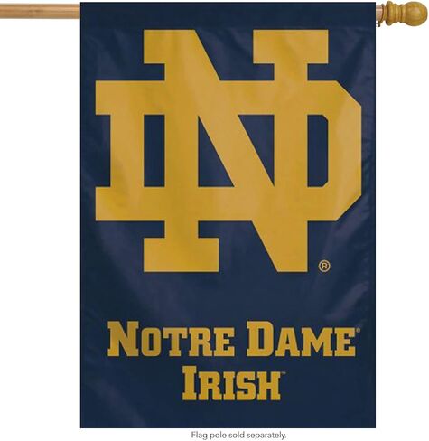 Wincraft NCAA Notre Dame Fighting Irish 28x40 Banner Vertical ، حجم واحد ، لون الفريق in Saudi Arabia