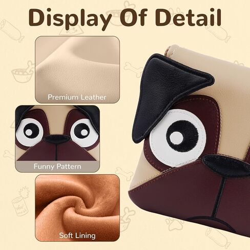 Big Crazy Golf Club Head Covers, Putter Cover with Strong Magnetic Closure, Square Mallet Putter Cover, Waterproof, Funny Design French Bulldog Pug Dog in Saudi Arabia