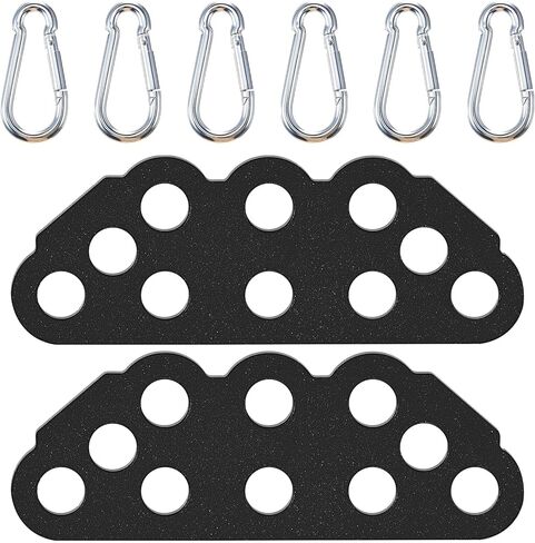 Lasnten 2 Pack Multi-Grip LAT Pull Down Bar for Home Gym Fitness, Spreader Plate LAT Pulldown Attachments for Pulley System Cable Machine, Double to Single Cable Attachment Exercise Handle in Saudi Arabia