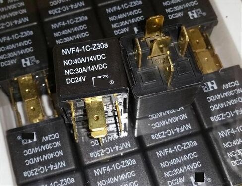 NVF4-1C-Z30a DC12V NVF4-1C-Z30A 24VDC (V4-1C-12V/24V-40A) Relay 5pins Relay Base 1Pcs (Size : NVF4-1C-Z30a DC12V) in Saudi Arabia
