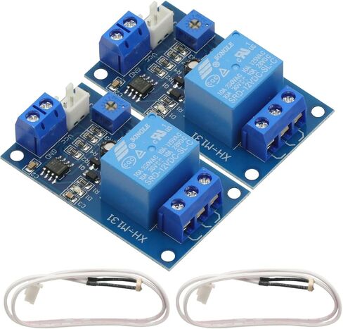 2PCS DC 12V Light Control Switch Photoresistor Relay Module Detection Sensor 10A Brightness Automatic Control Module in Saudi Arabia