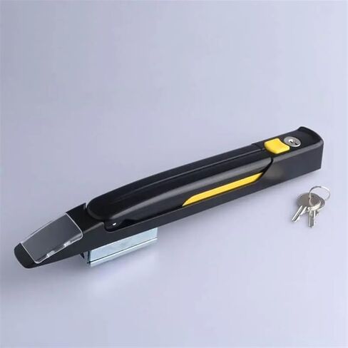 MS867 Connecting Rod Cabinet Lock Network Base Station Linkage Lock Handle 1Pcs(Black) in Kuwait