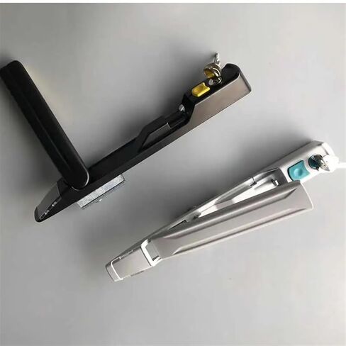 MS867 Connecting Rod Cabinet Lock Network Base Station Linkage Lock Handle 1Pcs(Black) in Kuwait