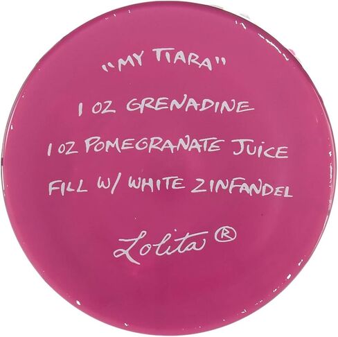 Lolita My Tiara Artisan Painted Wine Glass Gift in Saudi Arabia
