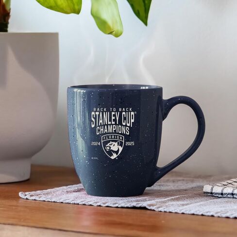 RICO Industries NHL Hockey Florida Panthers العودة إلى الوراء 2025 16 أوقية ألوان ليزر محفور بقهوة سيراميك in Saudi Arabia