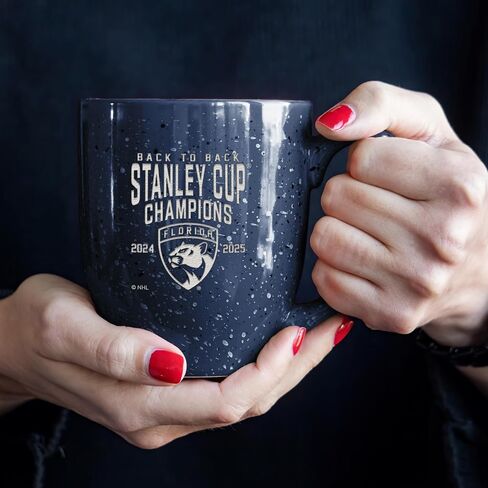RICO Industries NHL Hockey Florida Panthers العودة إلى الوراء 2025 16 أوقية ألوان ليزر محفور بقهوة سيراميك in Saudi Arabia