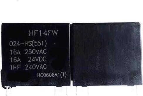RELAY HF14FW 024-HS (551) HF14FW024HS (551) 24VDC 24V DCV24 6PIN 5/10/20PCS (10pcs) in Saudi Arabia