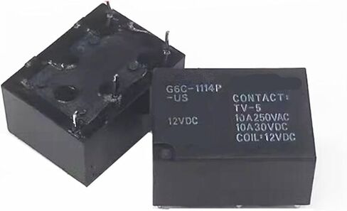 G6C-1114P-US 12VDC G6C1114PUS 12VDC 12V DCV1212DCV 4PIN RELAY 2/5PCS (5pcs) in Saudi Arabia