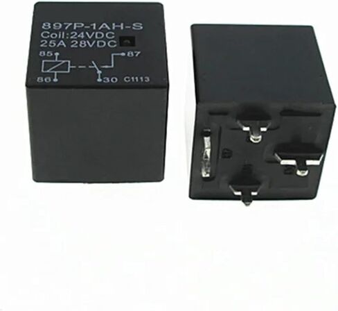 Car 24V Relay 897P-1AH-S 24VDC 897P1AHS 24VDC DC24V 24V 25A 4PIN 10Pcs in Saudi Arabia