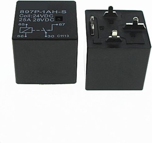Car 24V Relay 897P-1AH-S 24VDC 897P1AHS 24VDC DC24V 24V 25A 4PIN 10Pcs in Saudi Arabia