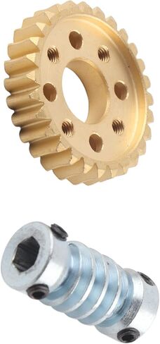 Gear, Mechanical Wheels 6mm Bore Gear Shaft Speed Reducer 28:1 Reduction Ratio Motor Internal Drive Accessories with 28 Teeth Wheel in Saudi Arabia