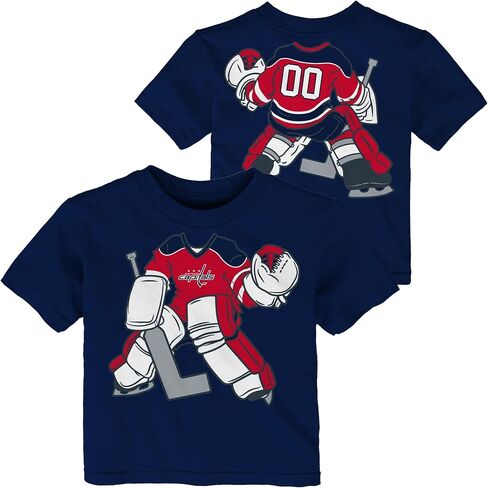 Outerstuff NHL Washington Capitals Infant Short Sleeve Goalie Dreams T-Shirt (12M - 24M) in Saudi Arabia