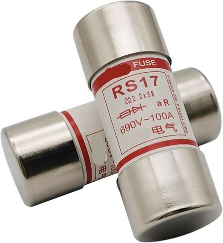 Round Tube على شكل قبعة ، فتيل سريع 22x58 RS17 63A 80A 100A 125A FUSE 690V Blow (10A) in Saudi Arabia