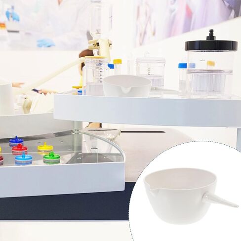PRETYZOOM Laboratory Evaporating Dish Handle Reusable Porcelain Evaporation Bowl Evaporating Basin for Concentration in Saudi Arabia