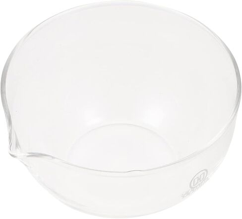 Flat Bottom Glass Evaporating Dish with Spout 500ml Round Laboratory Evaporating Basin for Mixing and Pouring in Saudi Arabia