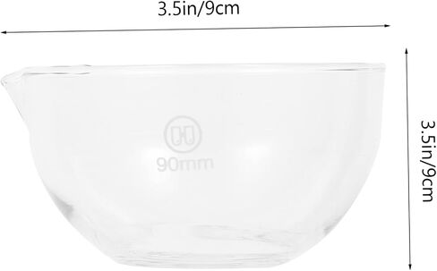 Flat Bottom Glass Evaporating Dish with Spout 500ml Round Laboratory Evaporating Basin for Mixing and Pouring in Saudi Arabia