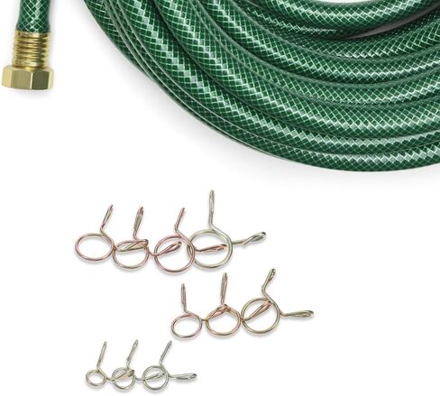 HEALLILY 120pcs Spring Hose Clamp Kit Water Hose Clamps Tubing Fuel Line Boxed Set for Easy Storage in Saudi Arabia