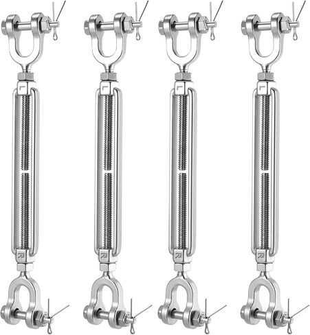 4 حزمة 1/4 "(M6) 304 لوكس الفولاذ المقاوم للصدأ ، وتوتر الأسلاك الثقيلة لكابلات الأسلاك الجهاز الشراع وحبس ، و 1600 رطل حمولة العمل in Saudi Arabia
