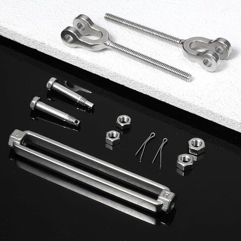4 حزمة 1/4 "(M6) 304 لوكس الفولاذ المقاوم للصدأ ، وتوتر الأسلاك الثقيلة لكابلات الأسلاك الجهاز الشراع وحبس ، و 1600 رطل حمولة العمل in Saudi Arabia