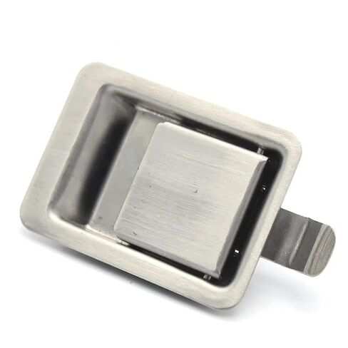 304 Stainless Truck Trunk Cabinet Lock Pickup Yacht Boat Cupboard Accessories Bus Handle MS220 1Pcs(Curved Piece) in Kuwait