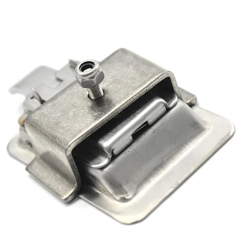 304 Stainless Truck Trunk Cabinet Lock Pickup Yacht Boat Cupboard Accessories Bus Handle MS220 1Pcs(Curved Piece) in Kuwait