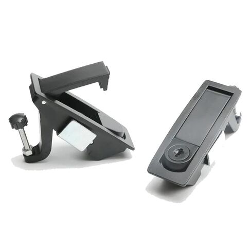 MS606 Metal Box Button Bounce Lock Air Compressor High Pressure Boiler Locks Cabinet Lock 1Pcs(Chrome with Key) in Kuwait